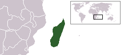 Madagascar - Localizzazione