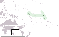 Location of Kiribati