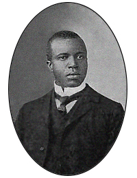 Photograph of ragtime composer Scott Joplin