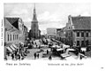 Place du Vieux-Marché à Insterbourg au début du XXe siècle.