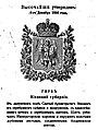 Герб Київської губернії (1856-1918)