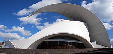 Auditorio de Tenerife в Санта-Крус-де-Тенерифе, Сантьяго Калатрава, 2003