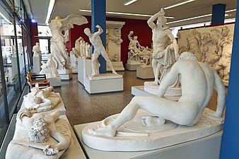 View into the collection of plaster casts