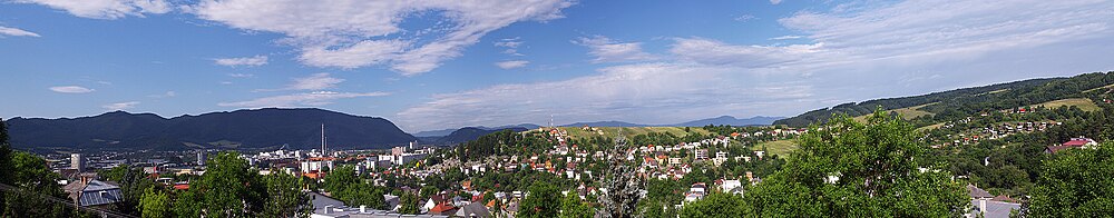 Panoramatický pohled na Humenné