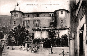 Lo castèu de Rustrèu vèrs 1900