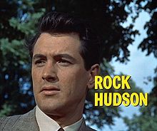 Rock Hudson en 1955 en a cinta Giant.