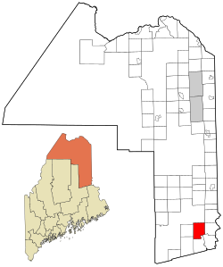 Location of Haynesville, Maine