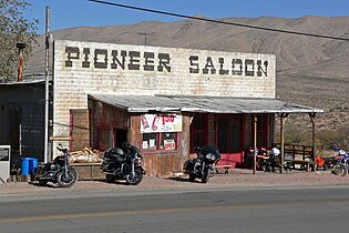 Il Pioneer Saloon di Goodsprings, Nevada. Costruito nel 1913.