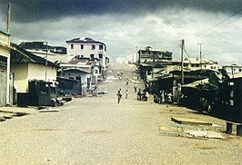 Straat in Sekondi-Takoradi