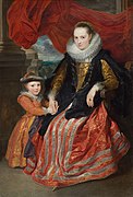 Susanna Fourment and her daughter by [[Anthony van Dyck, 1621, the National Gallery of Art