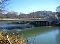 Veduta del Ponte Regina Margherita a Torino