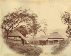 Village at Kamakura in Japan - presumably 1863-1865