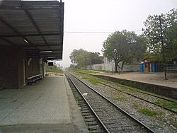 The train station of Sayago