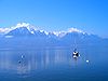 Le lac Léman depuis Montreux