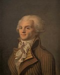 anonymes Portait von M. de Robespierre, um 1793, Musée Carnavalet