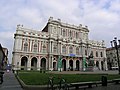 Palazzo Carignano Facciata del cortile interno, oggi Piazza Carlo Alberto