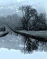 Acueducto de Pontcysyllte no inverno