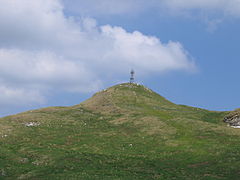 The summit of Le Reculet peak