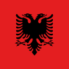 Vlag van de president van Albanië.