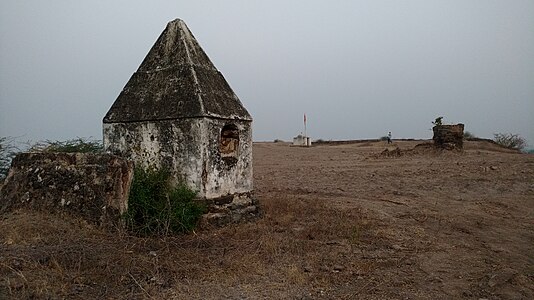 Tombs of British officers killed in the battle, 2017