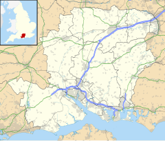 Upham is located in Hampshire