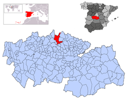 Santa Cruz del Retamar - Localizazion