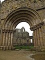 Cloister portal at Fountains Abbey