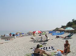 Baltic beach in Jastarnia