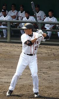 Lee Seung-yeop i Yomiuri Giants dräkt 2009.