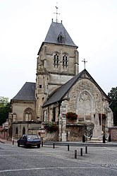 The church in Alizay