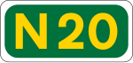 N20 road shield}}