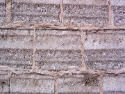 Solid salt bricks from Salar de Uyuni