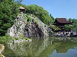 国の名勝「永保寺庭園　梵音巌」