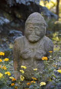 Kurgan stelae at Khortytsia Island