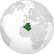 Description de l'image Algeria (centered orthographic projection).svg.