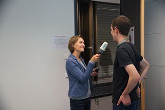 Public relations work: DerMaxdorfer gets interviewed