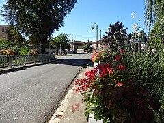 Le village vu depuis le pont.