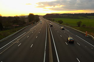 dálnice A11 mezi Brou a Le Mans