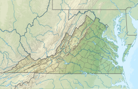 Map showing the location of Mount Rogers National Recreation Area