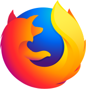 Logo kelima Firefox yang digunakan tahun 2017-2019