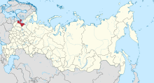 Leningrad in Russia.svg