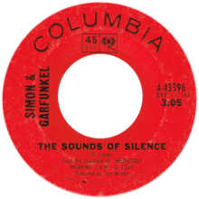 Description de l'image The Sounds of Silence by Simon and Garfunkel US vinyl.png.