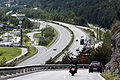 E 60 als Inntal Autobahn (A12) bei Mils in Österreich