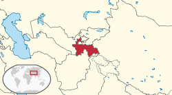 Tagikistan - Localizzazione