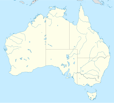 Mapa konturowa Australii