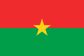 Drapeau du Burkina Faso.