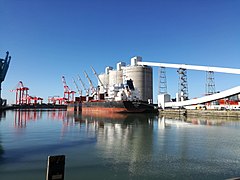 Biomass terminal at Gladstone branch Dock No.1 (2018)