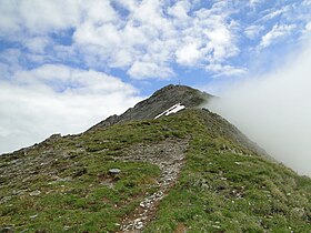 Il Pizzo dei tre Confini dal sentiero per la vetta