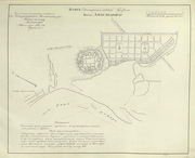 Plan of Alexandrovsk, 1823