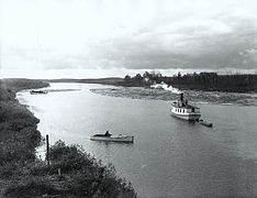 La rivière Harricana à Amos, 1916